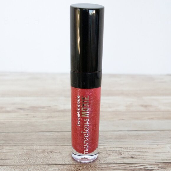 bareMinerals Firecracker Lip Gloss 2.25ml/.07oz Travel Size Shimmer Red Classic - Picture 5 of 6